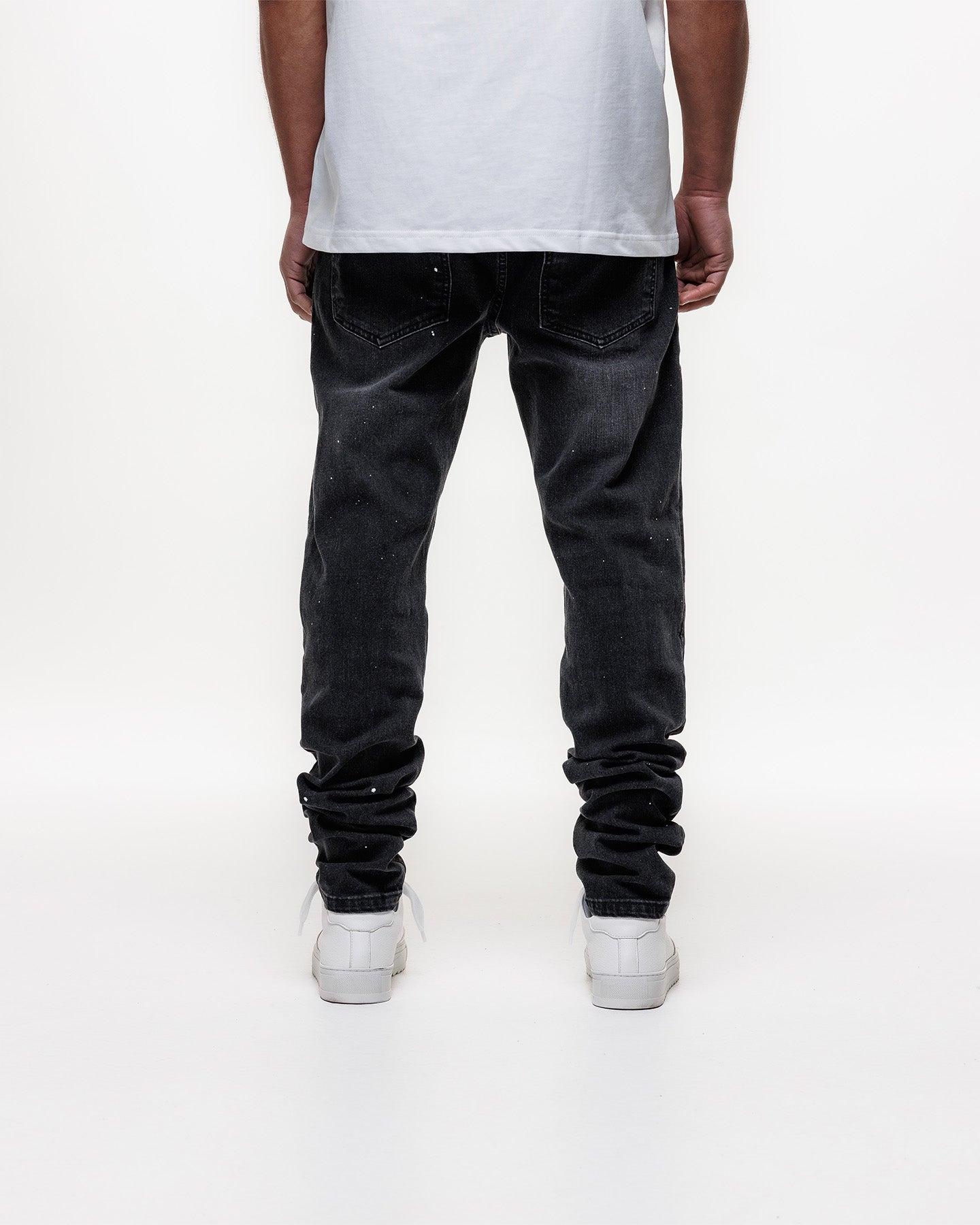 MAGIRI Ripped Slim Black Jeans